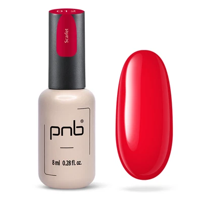 PNB Gel Polish UV/LED Gellack Profi Nagellack 7-Free Formel – Scarlet 012