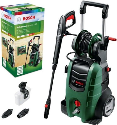 Bosch AdvancedAquatak 140 Hochdruckreiniger (2100W, 140 bar, 450 L/h, +Zubehör)