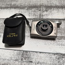 Untested Canon 370Z ELPH 35mm Point Shoot Film Camera 23-69mm Zoom Case Battery