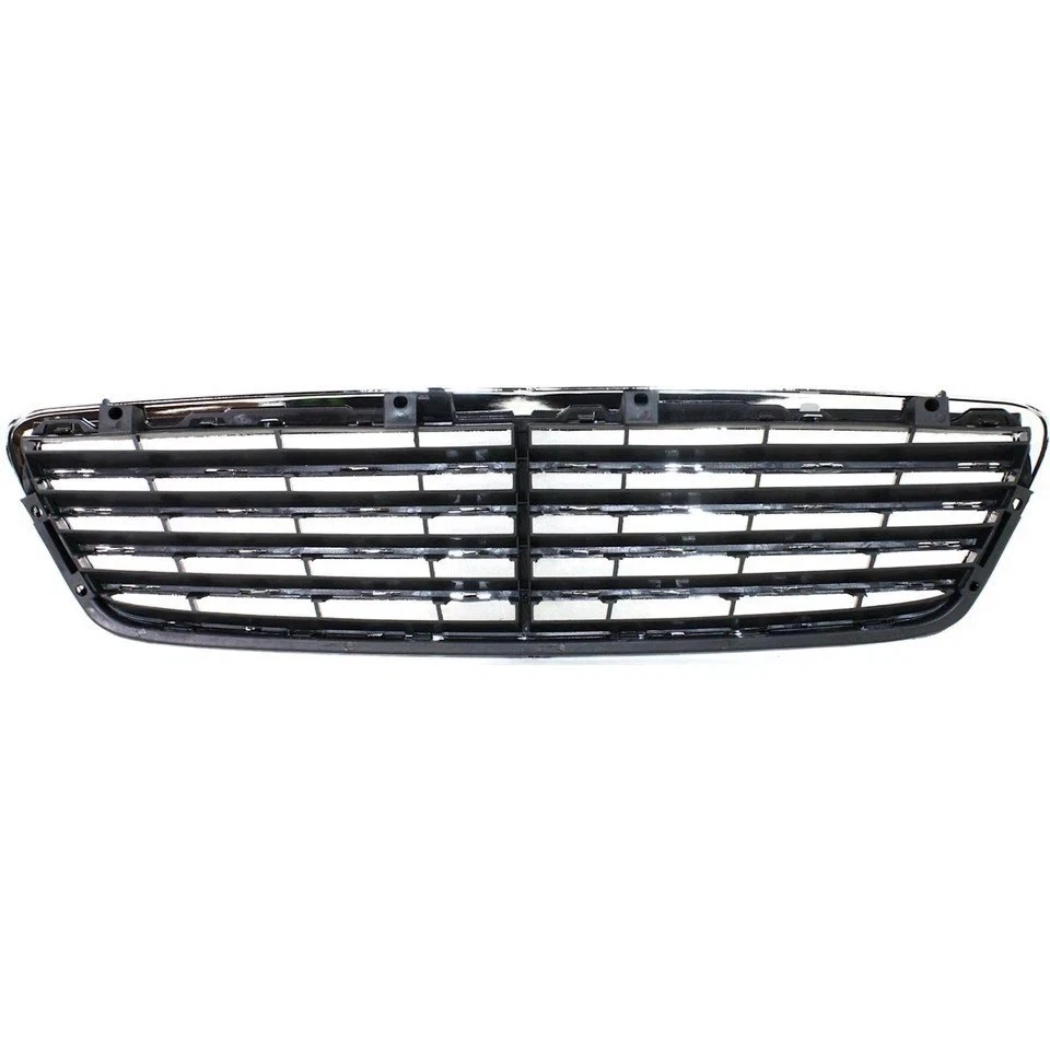 Grille Chrome Shell with Black For 2003-2007 Mercedes-Benz C230 C240 C280 Front Foto 3 de 4