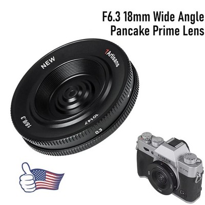 7artisans 18mm F6.3 Mark   Compact APS-C Prime Lens For Fuji X Mount XE/XA/XT/XP