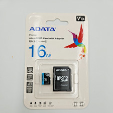 Micro SDHC Card w/ Adapter - 16GB Memory Card Class 10 by ADATA