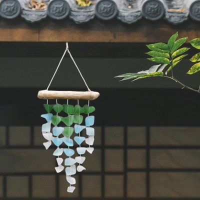 Glas Windspiel zufällige Farbe Böhmen kreative Handarbeit elegant DIY leicht