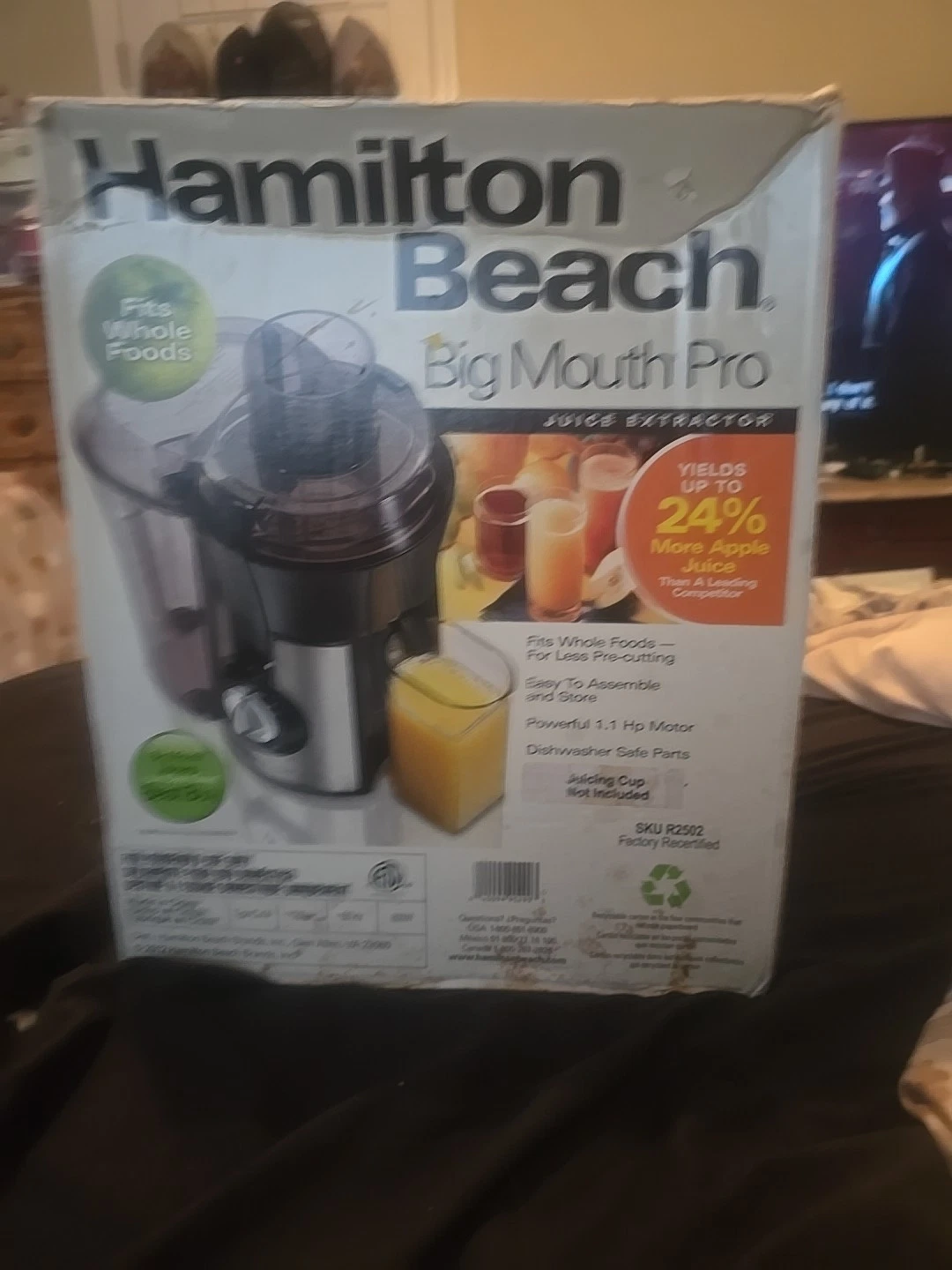 Hamilton Beach Big Mouth Pro Juice Extractor-800 W New In Box