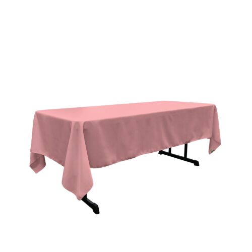 LA Linen Polyester Poplin Rectangular Tablecloth, 60 by 120-Inch. Made in USA - Picture 18 of 80