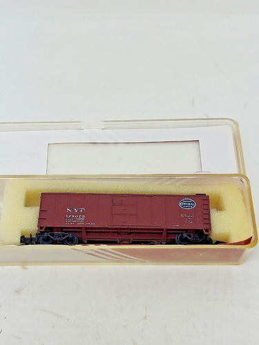 N Scale Red Caboose 40' Steel ARA X29 New York Central Box Car 17050-9 RTR NIB - Picture 3 of 14