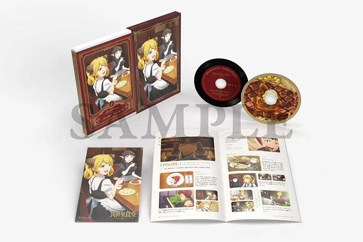 Restaurant to Another World Isekai Shokudou 2 Vol.1 Blu-ray Soundtrack CD  Japan