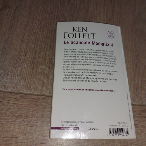 LE SCANDALE MODIGLIANI / KEN FOLLETT - Picture 3 of 3