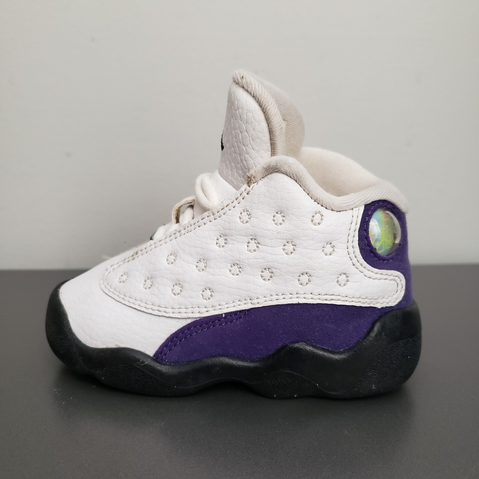 Nike Air Jordan Retro 13 Baby 5C White Purple Lakers Toddler