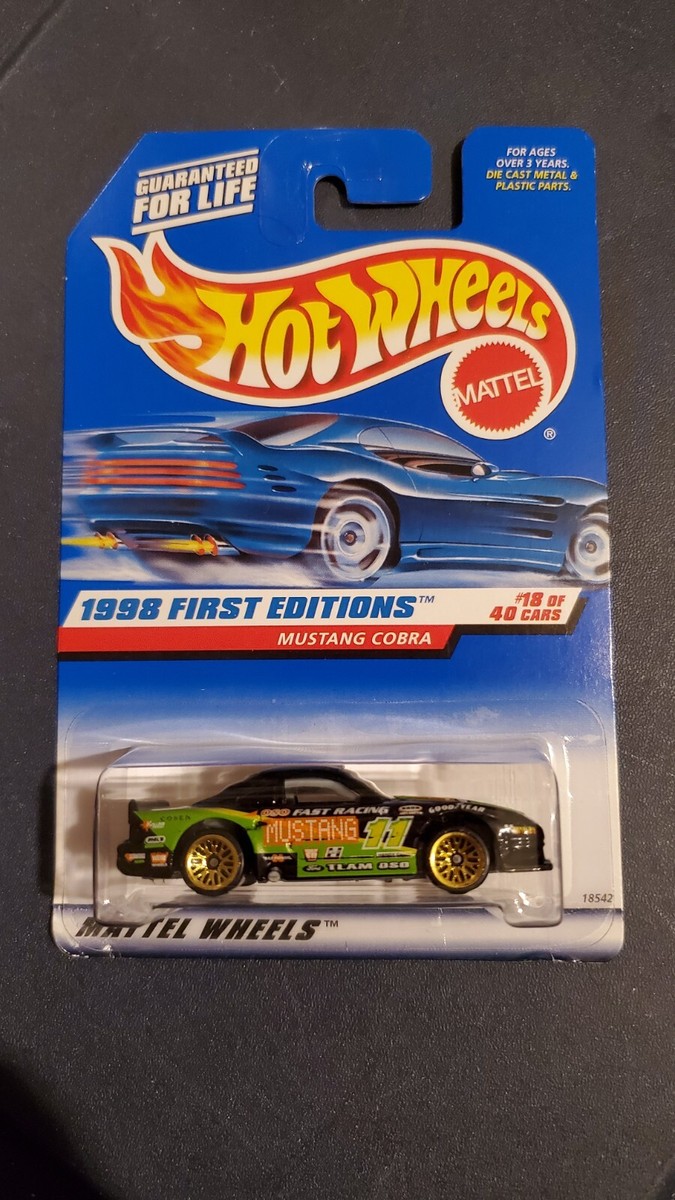 ミニカー Hot Wheels 1998 Mustang Cobra Amazon.com: Hot Wheels Mustang Cobra 1066 1998 : Toys & Games