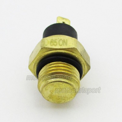 16mm Radiator Thermal Fan Switch For 250cc Water-Cooled Moped, Scooter, ATV, Quad – Universal Replacement