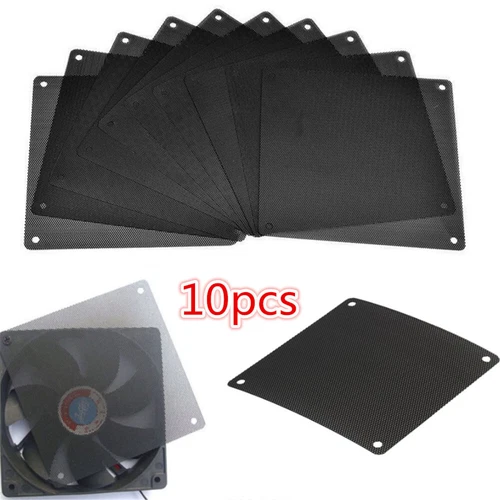  10 Pcs Dustproof Fan Screen PVC Filter Kühlungslüfter Staubdes Netz