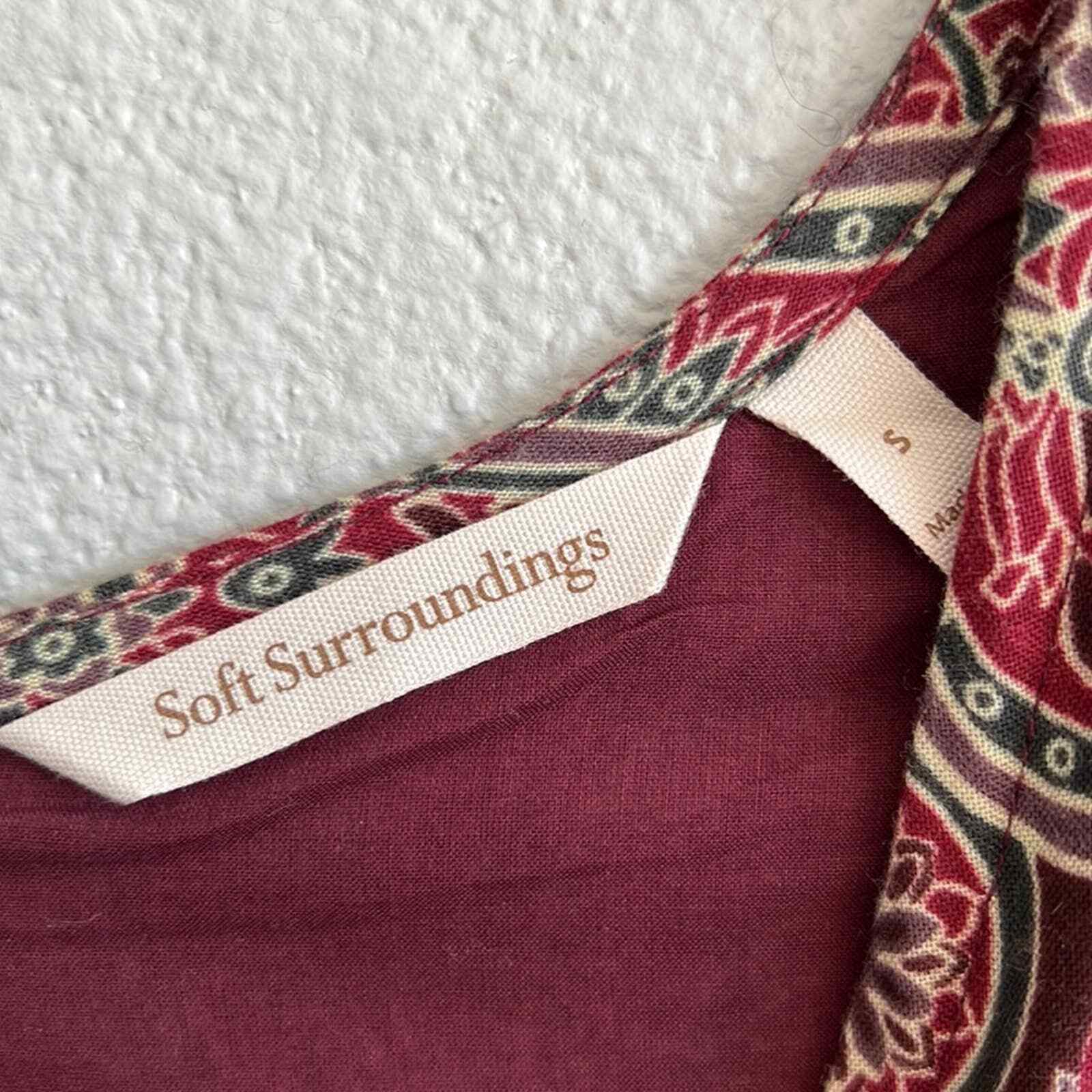 Soft Surroundings Aideen Mixed Print Dress - image 5