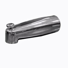 9" Diverter Tub Spout in Chrome 1/2 front connection SOLID BRASS