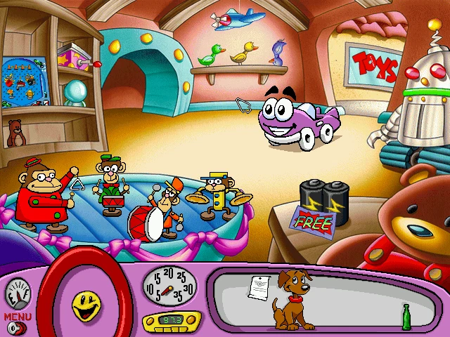 Putt-Putt Enters The Race Retro PC Game Disc [Tested]  Kids Edutainment - Image 4 of 4