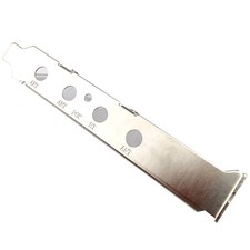 Full Height Bracket 4 Hole Desktop Case Rear Panel for External Wireless Antenna