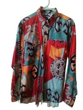 Wrangler Mens Shirt VTG 16.5-35 Cowboy Cut Regular X-Long Tail Long Sleeve USA