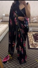 Saree Blouse Bollywood Party Wear Indian Pakistani New Sari Wedding Designer