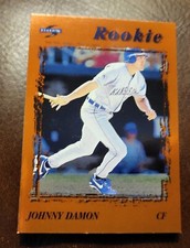 1995 Score Dugout Collection #223 JOHNNY DAMON Rookie Baseball Card KC Royals