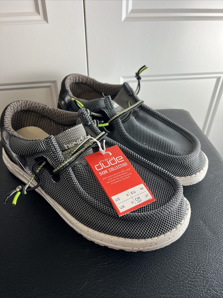 Hey Dude Wally Hawk Shoes Mens Size 9 Tie Dye Granite Grey Textured Amazon.com: HEYDUDE Men main image 2
