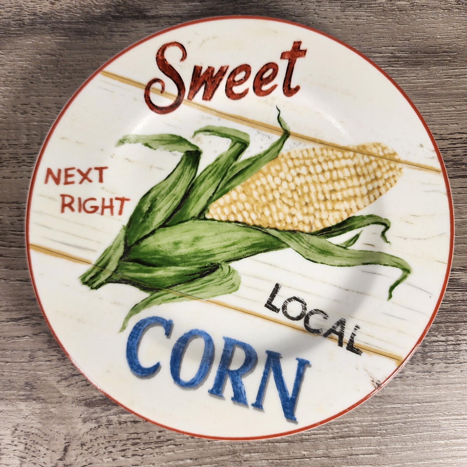 Set of 4 SAKURA HOMETRENDS FARM FRESH VEGETABLES AND FRUIT 8" SALAD