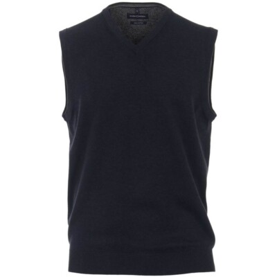 Casa Moda Men's Knit Sweater Blue Plain 004460 135
