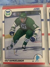 7 Ulf Samuelsson hockey cards 