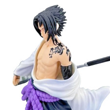 OFFERTA Grandista nero Naruto Shippuden action figure UCHIHA SASUKE 23 cm PVC