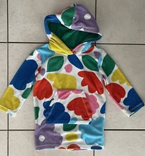 Mini Boden Girls Floral Toweling Pool Beach Cover-Up 3-4 3 4