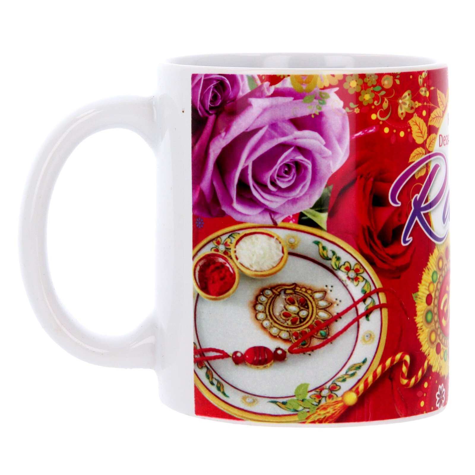 Rakhi Mug Thread Card Raksha Bandhan Brother Coffee Mug Cup Festival Gift Set — image 5