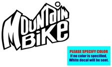 Mountain Bike 080 Vinyl decal sticker Graphic Die Cut Car Truck Window 10"