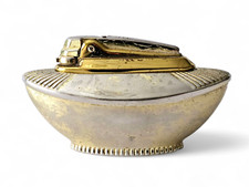 Accendino da tavolo vintage Ronson Varaflame made in England design ovale metà secolo