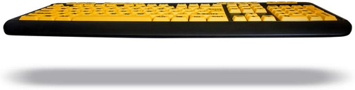 Clavier grand impression grandes lettres touches malvoyant ordinateur senior fil USB - Photo 6/9