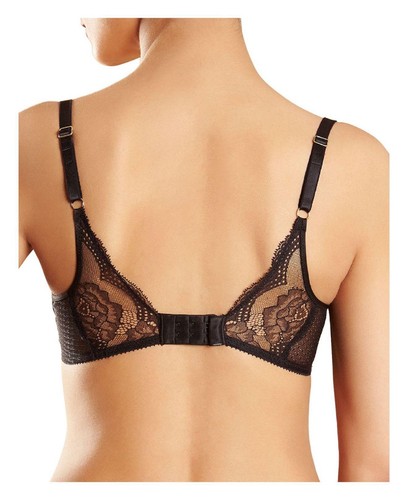 Sujetador Demi Chantelle PRESAGE Negro Encaje 2765 Sin Forrar UW 36D y 2764 Boyhort M - Imagen 5 de 9