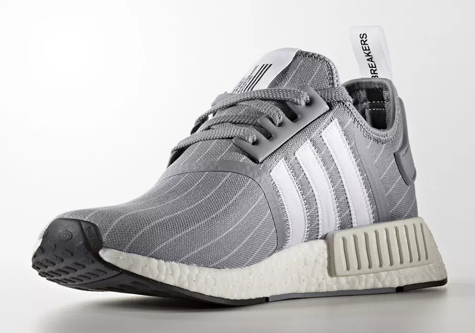 filosof Senator diagonal Adidas NMD R1 Grey Pinstripe Trainers Size 9 UK Bedwin &amp; The  Heartbreakers Rare | eBay