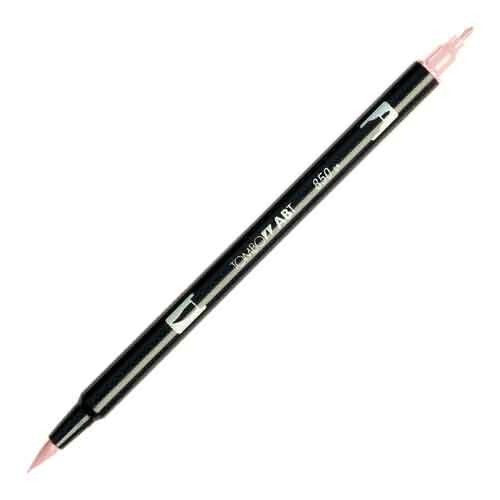 Tombow Dual End Brush & Fine Pen Light Apricot Pink 850 Arts Write