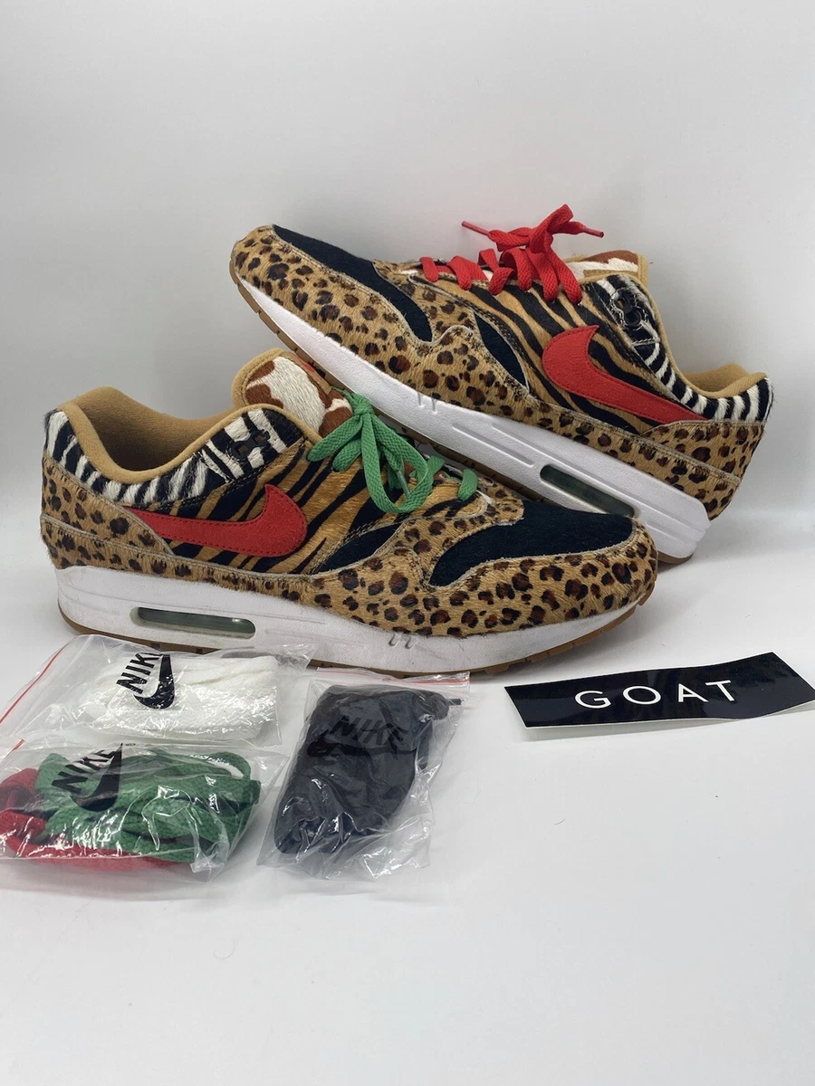 I mængde Gå ud Energize Atmos x Nike Air Max 1 Animal Pack Safari AQ0928-700 Size 14 | eBay