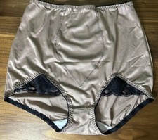 Rago Shapewear Light Control V-Leg Black Beige Shaper Brief Size 34/2XL