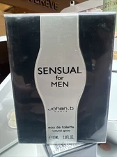 Sensual By Johan B Men  EDT Spray 2.8 oz / 85 ml Sealed NIB.