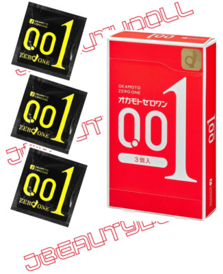プロミス('01米) Okamoto 001 0.01 mm Zero Zero One Condom Ultra thinnest Made