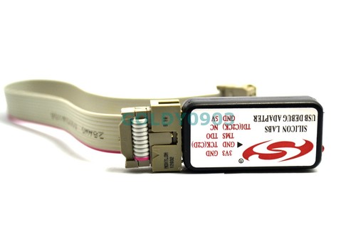 Programmatore emulatore U-EC6 C8051F con 10 pin adattatore interfaccia JTAG piastra giro C2 - Foto 3 di 5