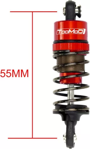 55mm 1/10 RC Oil Shock Absorbers Kit for Tamiya TT02/M02/M03/M06,M05,M04 Upgrade - Bild 2 von 6
