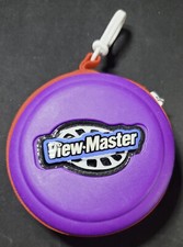 View-Master Purple Hard Shell Zippered Storage Carry Case - Holds 50 Reels
