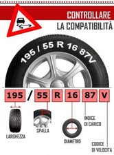 [225/55 R18 Catene da Neve Omologate O-norm Tuv 9mm per Pneumatici Gomme 225/55 R 18 - Miniatura 3