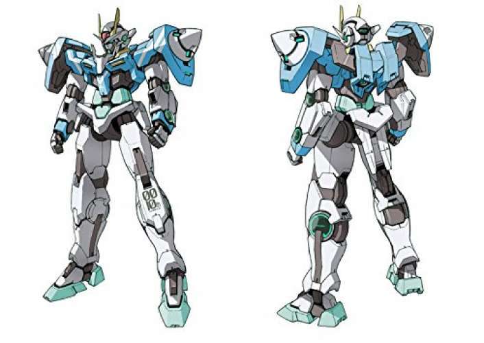 BANDAI - HG OOガンダム　GUNPLA OO 10thANNIVERSARY　Vers Mobile Suit Gundam oo HG Double O Gundam 10th ANNIVERSARY
