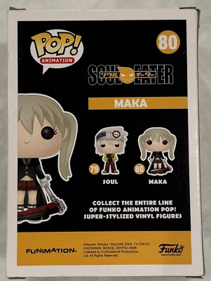FUNKO SOUL EATER MAKA 80フィギュア Funko Pop Maka #80 Soul Eater Vaulted Vinyl Action Figure