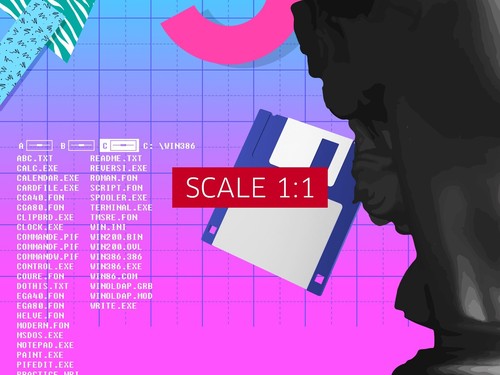 Retrowave 80er Jahre Poster: Windows 2.0, 1987 (Synthwave/Vaporwave/Retrowave) — Poster - Bild 6 von 11