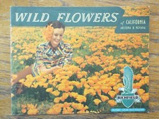 Vintage 1940 RICHFIELD Gas & Oil WILD FLOWERS of CALIFORNIA ARIZONA & NEVADA