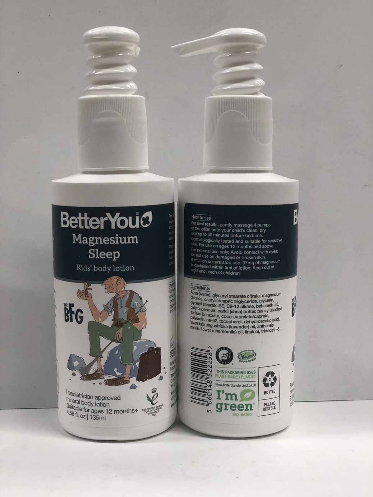2X BetterYou Magnesium Sleep Mineral Lotion Junior Supports Restful sleep 4.56fl eBay