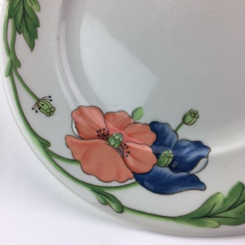 Lot of 6 Villeroy & Boch AMAPOLA Salad Dessert Lunch Plates Germany - Picture 8 of 9